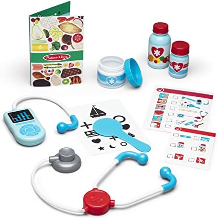 Melissa & Doug Melissa Doug Get Well Doctor's Kit - 25 Toy Pieces - Doctor Role Doctor