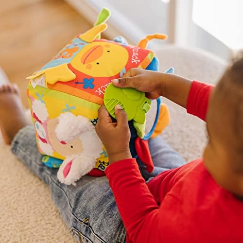 Melissa & Doug Melissa Doug K's Musical Farmyard Cube Educational Baby Toy