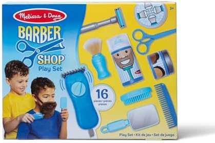 Melissa & Doug Melissa Doug Barber Shop Shaving Toy for Boys and Girls Ages Wearable
