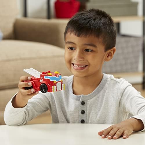 Transformers Playskool Heroes Rescue Bots Academy Team Heatwave The Fire-Bot Converting