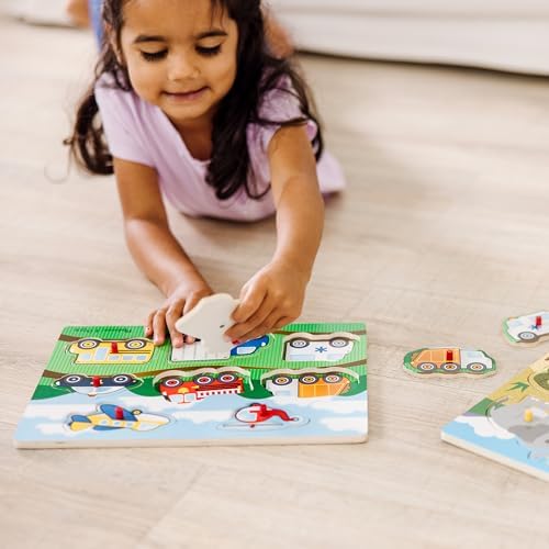 Melissa & Doug Melissa Doug Wooden Peg Puzzle