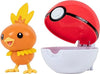Pokemon Clip'n'Go Poke Balls - Firefly Pokeball Unisex Articulated Figure Standard