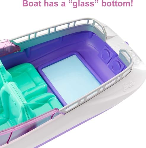 Barbie Mermaid Power Dolls Toy Boat Playset