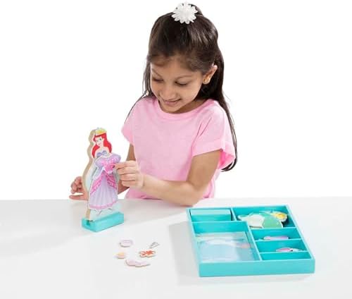 Melissa & Doug Melissa Doug Disney Cinderella Magnetic Dress-Up Wooden 30 pcs - Princess Doll