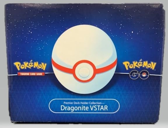 Pokemon Trading Card Game GO Dragonite VSTAR Premier Ball Deck Holder