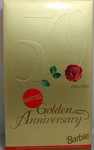 Barbie 50th Golden Anniversary 1945-1995 Porcelain