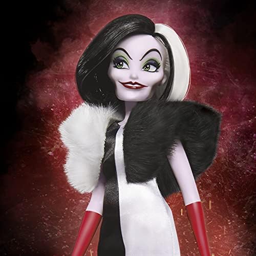Disney Princess Villains Cruella De Vil Fashion Doll