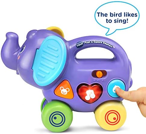VTech Push Explore Elephant Purple