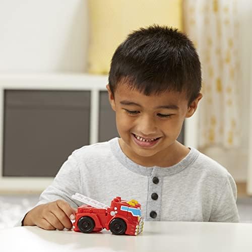 Transformers Playskool Heroes Rescue Bots Academy Team Heatwave The Fire-Bot Converting