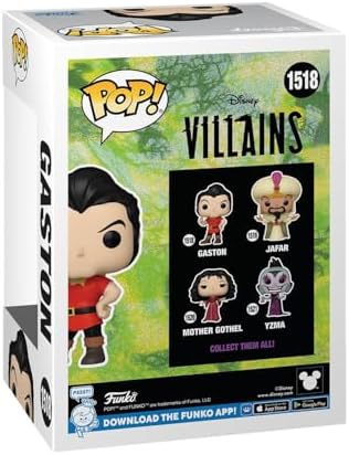 Funko POP Disney Villains - Gaston - Disney Villains - Collectable Vinyl Figure