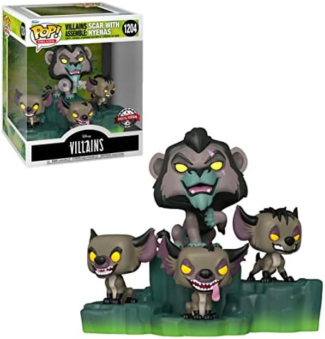 Funko Pop Scar with Hyenas Villains 1224 Hot Topic FUN64677