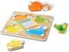Melissa & Doug Melissa Doug First Play Wooden Touch and Feel Puzzle