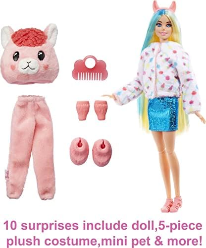 Barbie Cutie Reveal Doll Fantasy Series Teddy Bear Plush