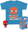 Funko Pocket POP Tee Marvel-Holiday Spiderman - Spider-Man - Medium - M - Marvel Comics -