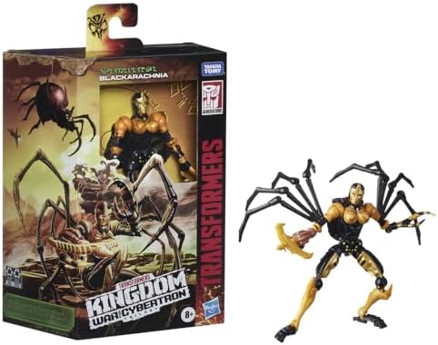 Transformers Generations War for Cybertron Kingdom Deluxe WFC-K5 Blackarachnia Action
