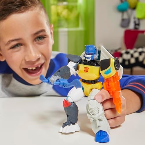 Transformers MixMashers Optimus Primal Custom Mix-and-Match Action Figure 5-Inch-Scale 12