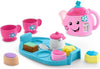 Fisher-Price Toddler Toy Laugh Learn Sweet Manners Tea Set with Music Lights for
