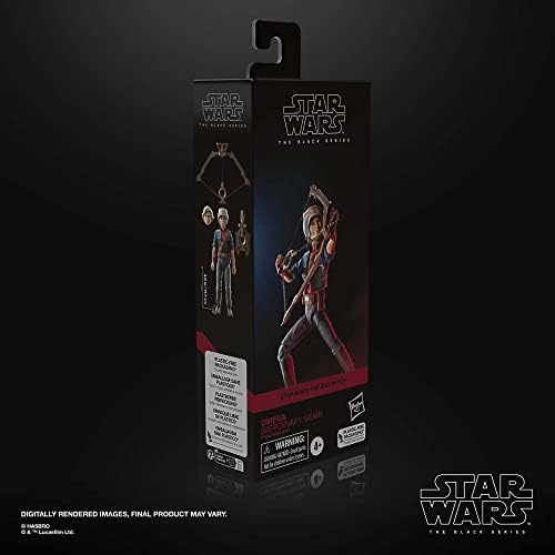 Hasbro STAR WARS The Black Series Omega Mercenary Gear The Bad Batch 6-Inch Action Figures