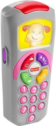 Fisher-Price Baby Learning Toy Laugh Learn Puppy's Remote Pretend TV Control with Music