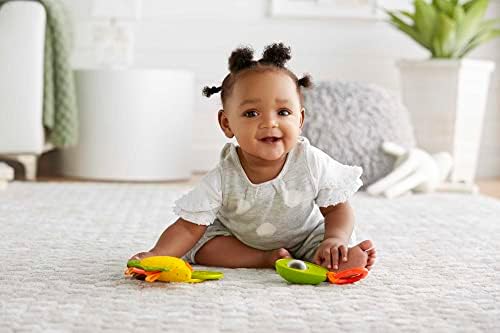 Fisher-Price Baby Taco Tuesday Set 3 Pretend Food Rattle Sensory Activities for Newbornsa