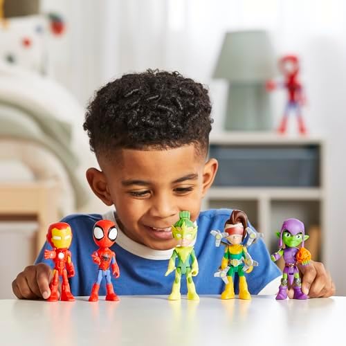 Hasbro Spidey and his Amazing Friends Marvel Friends Foes Pack 5 Action Figures 4-Inch