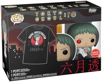 Funko POP and Tee Tokyo Ghoulre Toru Mutsuki - Size Large -L