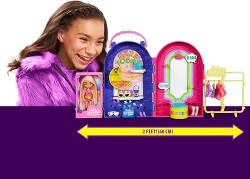 Barbie Extra Minis Doll Fashion Playset