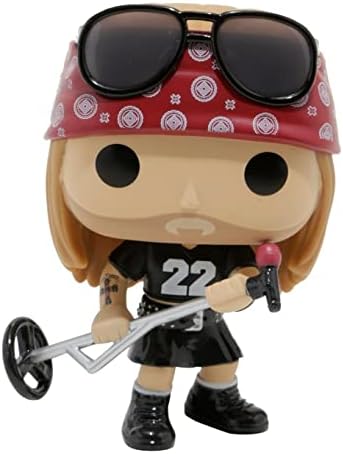 Funko Guns N' Roses - Axl Rose Funko Pop Rocks Vinyl Figure Bundled with Compatible Pop