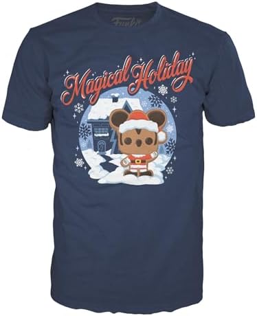 Funko Pop Boxed Tee Disney Holiday - Santa Mickey - S
