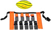 Nerf 10 Player Flag Football Belts Ball Set - Youth Flags Junior Foam Football for - Full