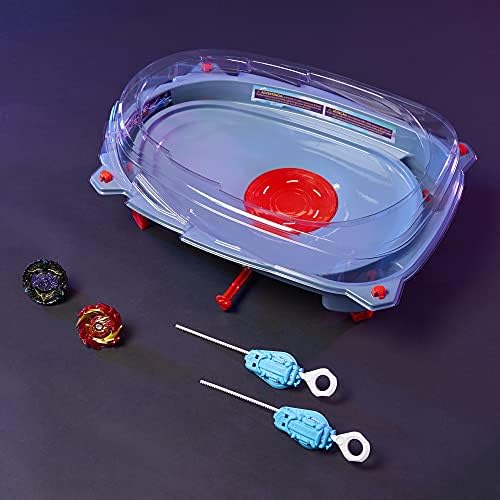 Beyblade Burst Surge Speedstorm Motor Strike Battle Set with Motorized Stadium 2 Top and