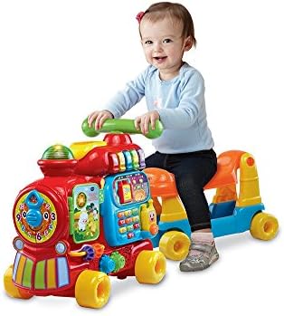 VTech Sit-to-Stand Ultimate Alphabet Train Frustration Free Packaging Pink