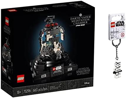 LEGO Star Wars 75296 Darth Vader Meditation Chamber 663 pcs Stormtrooper Keychain Set