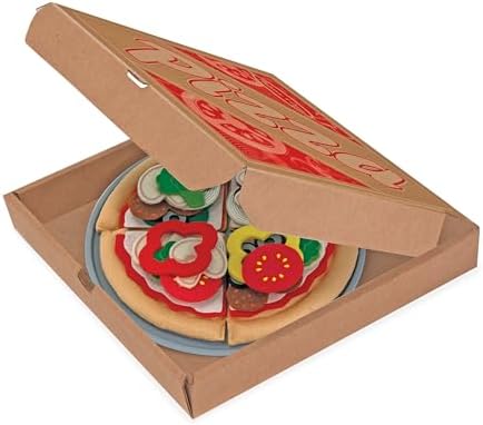 Melissa & Doug Melissa Doug Felt Food Mix 'n Match Pizza Play Food Set 40 pcs