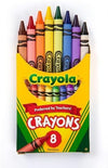 Crayola Crayons 8 per Pack 12 Pack 523008