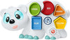 Fisher-Price Toddler Learning Toy Linkimals Puzzlin' Shapes Polar Bear with Lights Music
