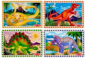 Melissa & Doug Melissa Doug Pets 4-in-1 Wooden Jigsaw Puzzle