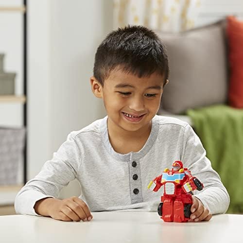 Transformers Playskool Heroes Rescue Bots Academy Team Heatwave The Fire-Bot Converting