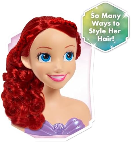 Just Play Disney Princess Small Styling Head - Ariel 8L Packaging