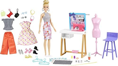 Barbie Fashion Designer Doll 25 Studio Playset