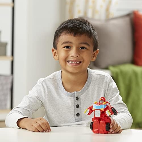 Transformers Playskool Heroes Rescue Bots Academy Team Heatwave The Fire-Bot Converting