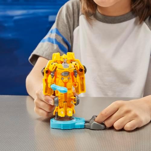 Transformers One Robot Battlers Bumblebee B-127 4.5-Inch Robot Action Figure Interactive