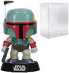 Funko Pop Star Wars Boba Fett 08 Vinyl Bobble-Head Figure Bundled with Pop Box Protector