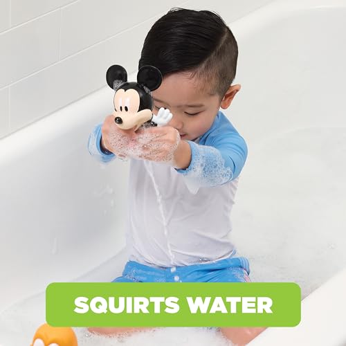 Disney Mickey Friends 6 Piece Bath Squirter Bucket Set. Bath for Baby and Toddlers