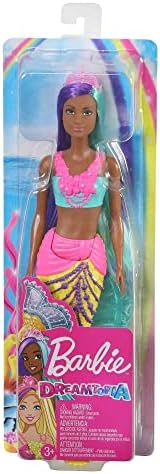 Barbie Dreamtopia Mermaid Doll 12-inch Teal and Purple Hair with Tiara 3 to 7 Year Olds