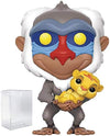 Disney The Lion King - Rafiki with Simba Funko Pop Vinyl Figure Bundled with Compatible
