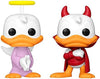 Funko Disney Pop Donald's Shoulder Angel Devil Vinyl Figure Set 2022 Wondrous Convention