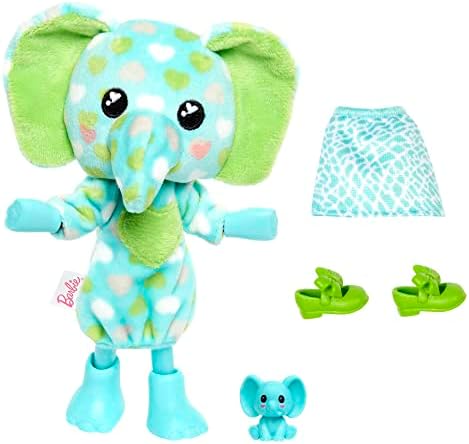 Barbie Cutie Reveal Chelsea Small Doll Jungle Series Tiger Plush