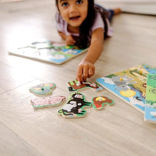 Melissa & Doug Melissa Doug Wooden Peg Puzzle