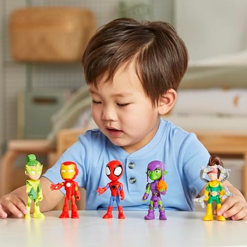 Hasbro Spidey and his Amazing Friends Marvel Friends Foes Pack 5 Action Figures 4-Inch